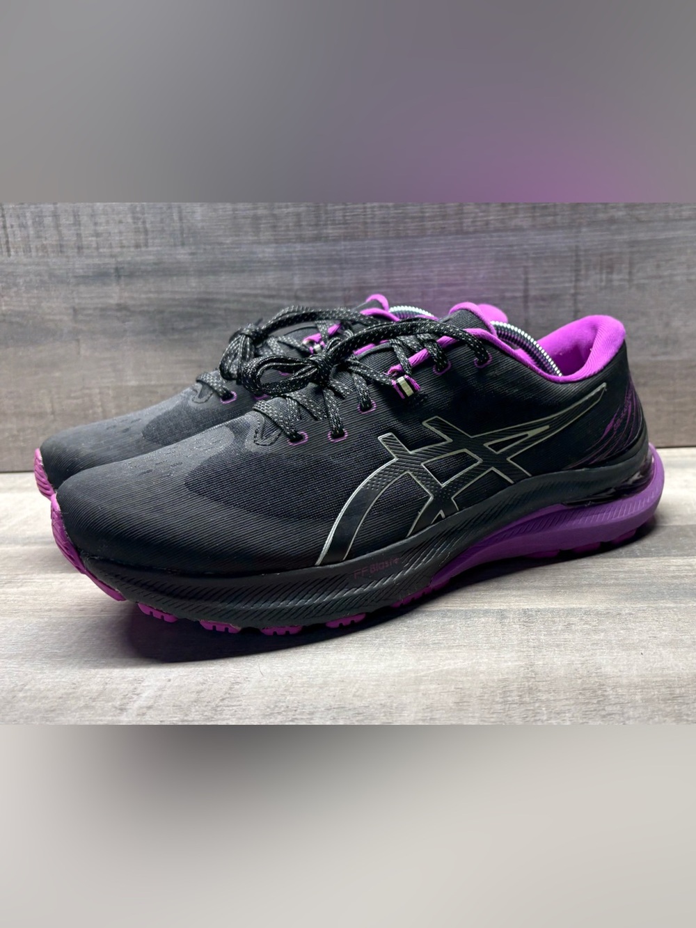 ASICS GEL-Kayano 29 Lite-Show Women’s 10 Black Orchid Running Shoes 1012B299